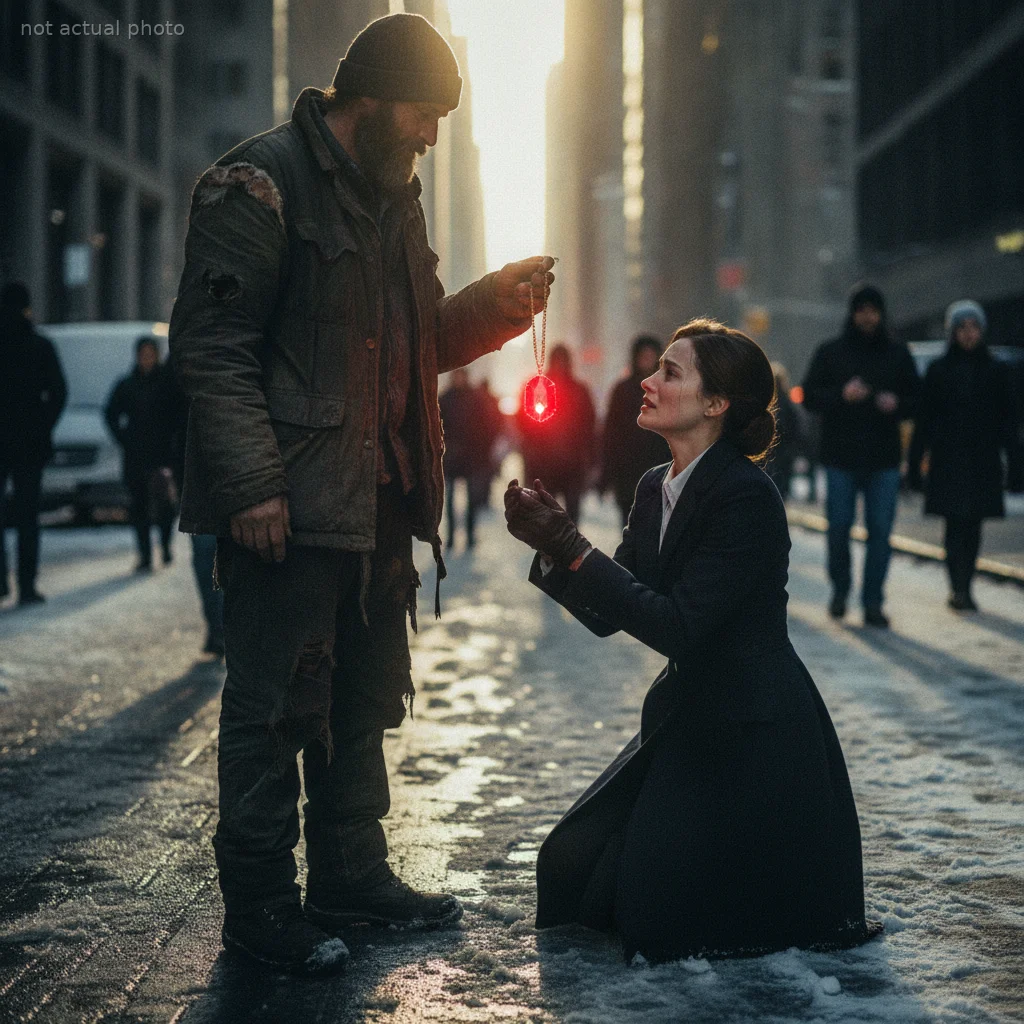 My Homeless Secret Was Exposed By A Billionaire — What Was Hidden On The Pendant Changed Everything