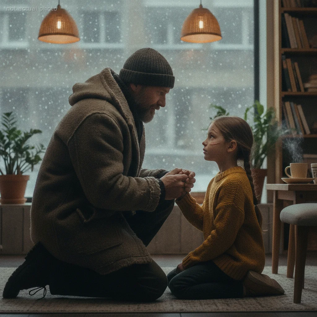 My Grieving Daughter Stared At A Burn-Scarred Stranger — What Happened Next Broke The Whole Cafe