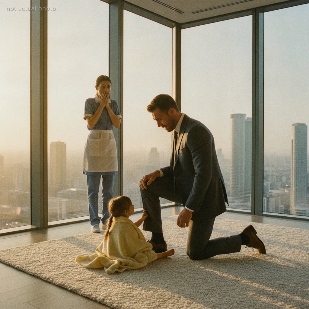 I Thought The Billionaire CEO Was Going To Fire Me When My Toddler Grabbed His Leg — Then He Started Crying