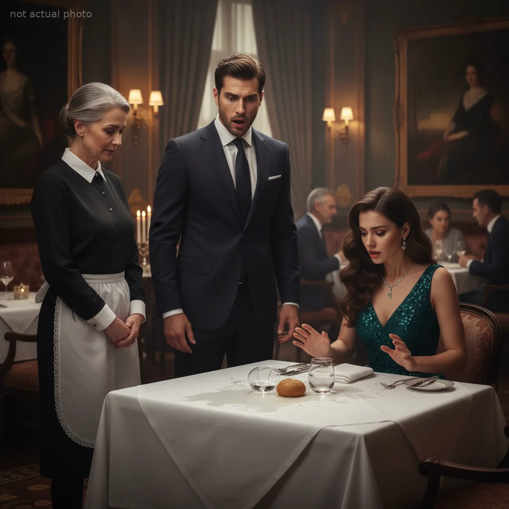 My fiancée publicly humiliated a waitress at a five-star restaurant, but the older woman's quiet response revealed the terrifying truth about the son I thought died eighteen years ago.