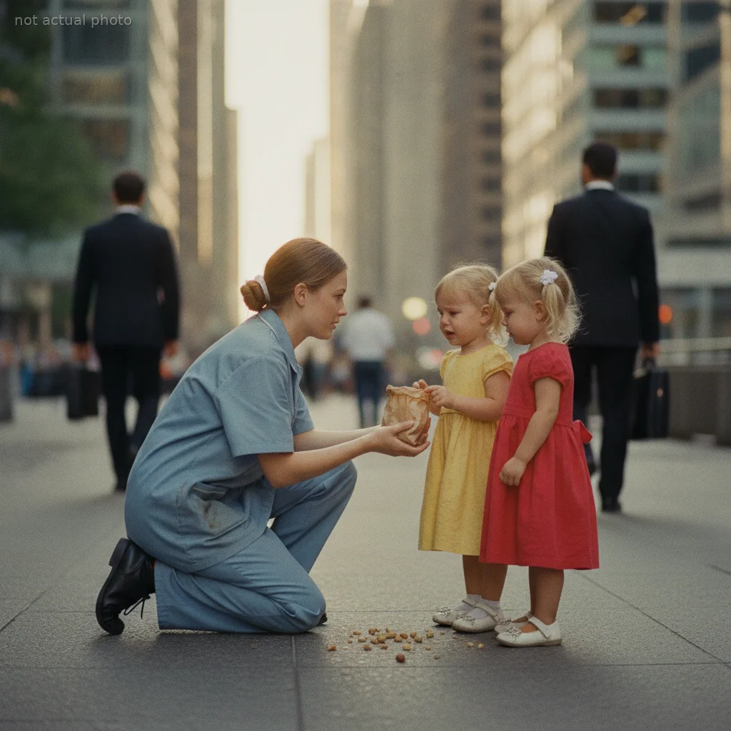 I was just a tired office cleaner scrubbing floors for minimum wage. I never expected to end up in the back of a billionaire's armored town car with his two crying daughters clinging to my stained uniform.