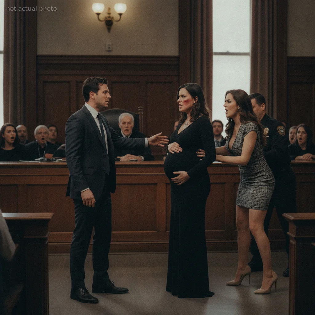 My Husband's Mistress Slapped My Pregnant Belly In Court — His Reaction Shocked Everyone