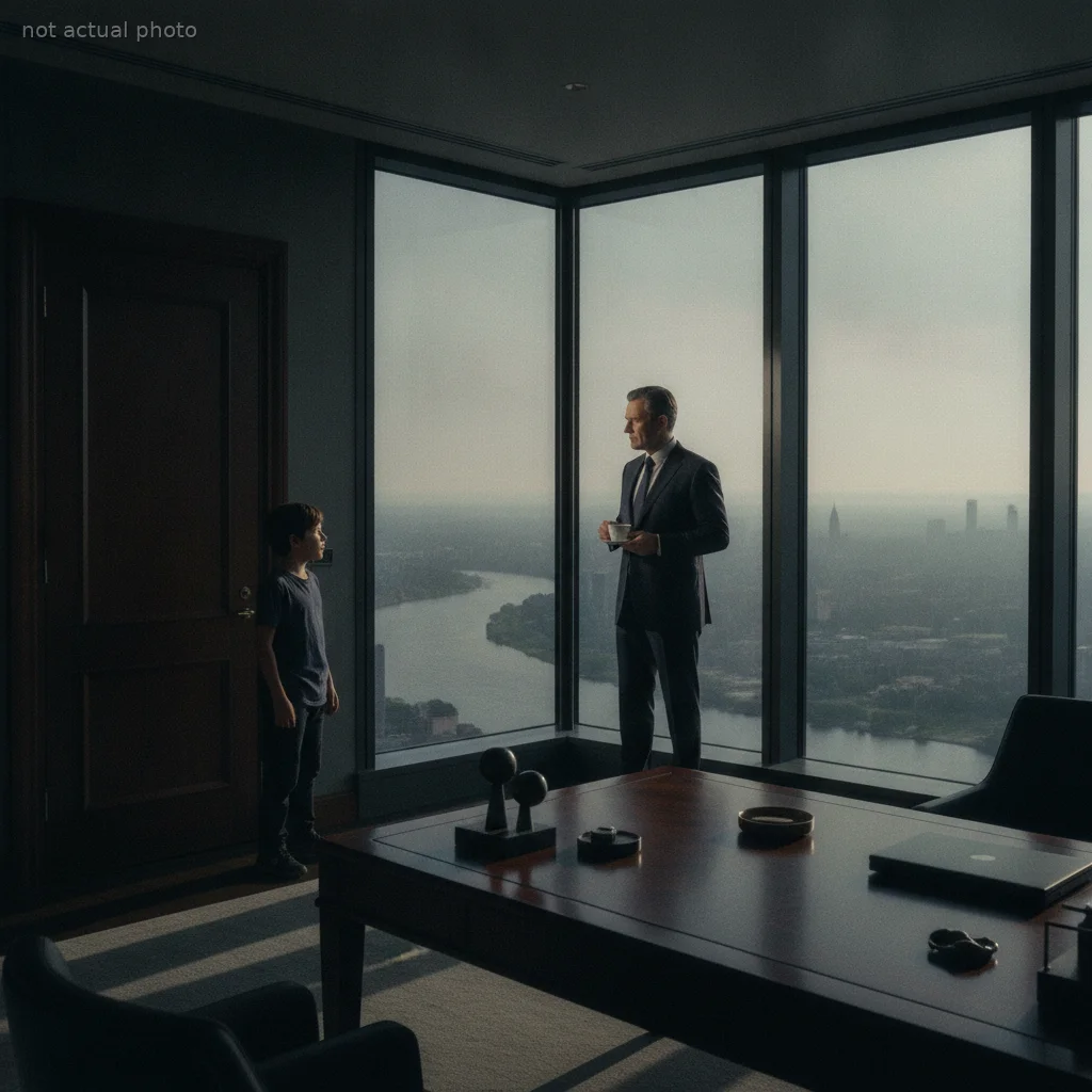 A Cleaning Lady's Ten-Year-Old Son Told Me To Put Down My Coffee — He Exposed A Corporate Assassination