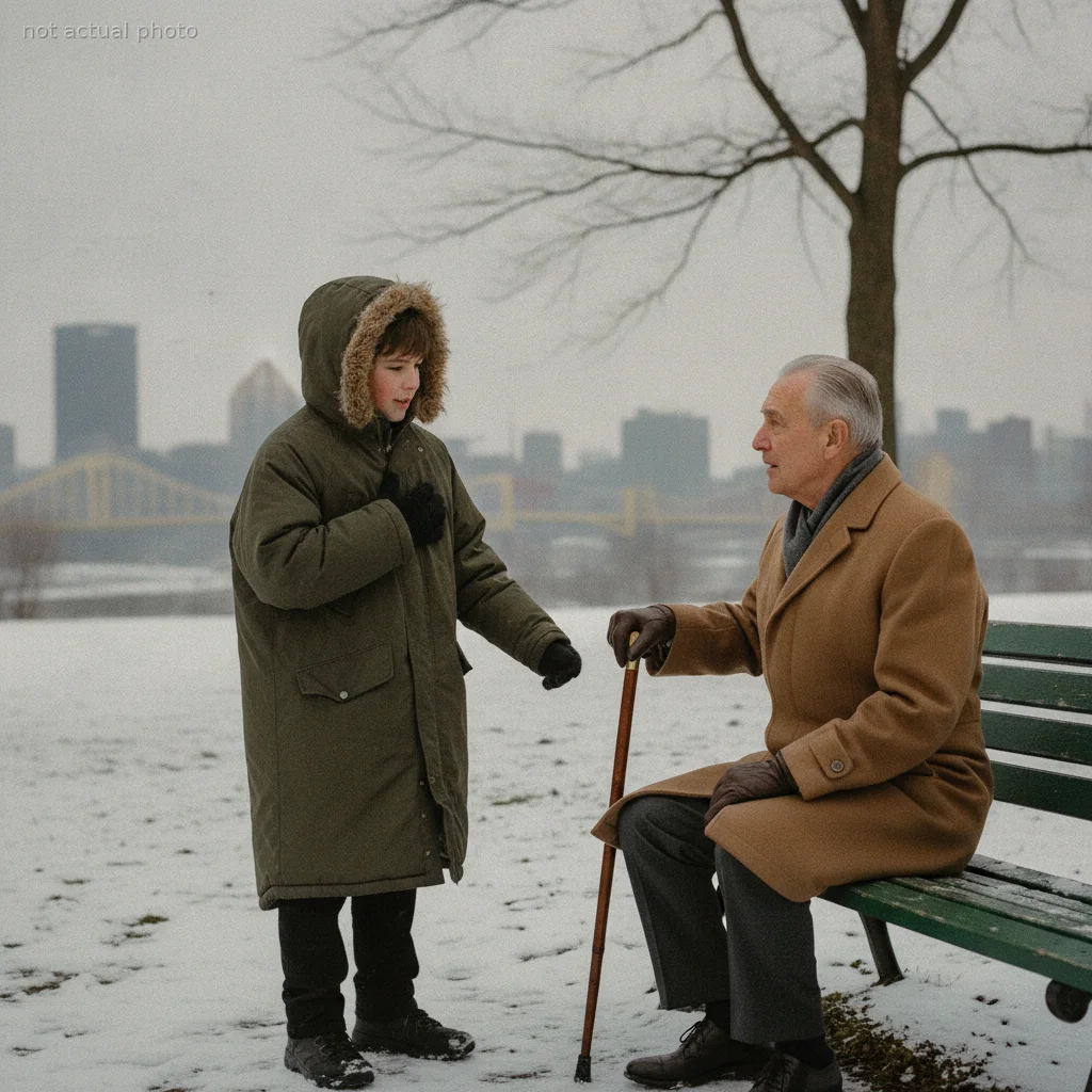 I Gave Up My Park Bench for a Shivering Old Man — I Had No Idea Who He Really Was