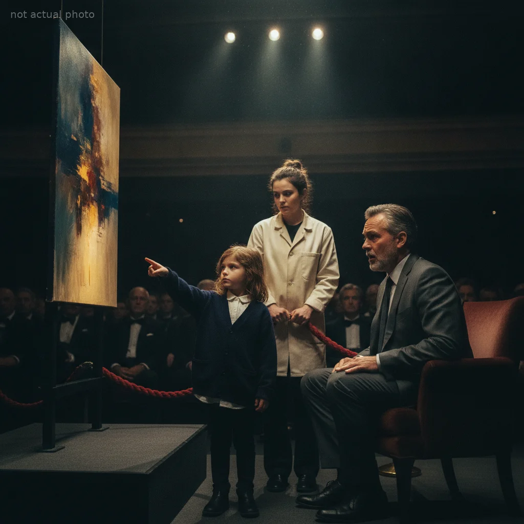 My 8-Year-Old Daughter Spoke Up at a $50M Auction — The Truth Destroyed the Room