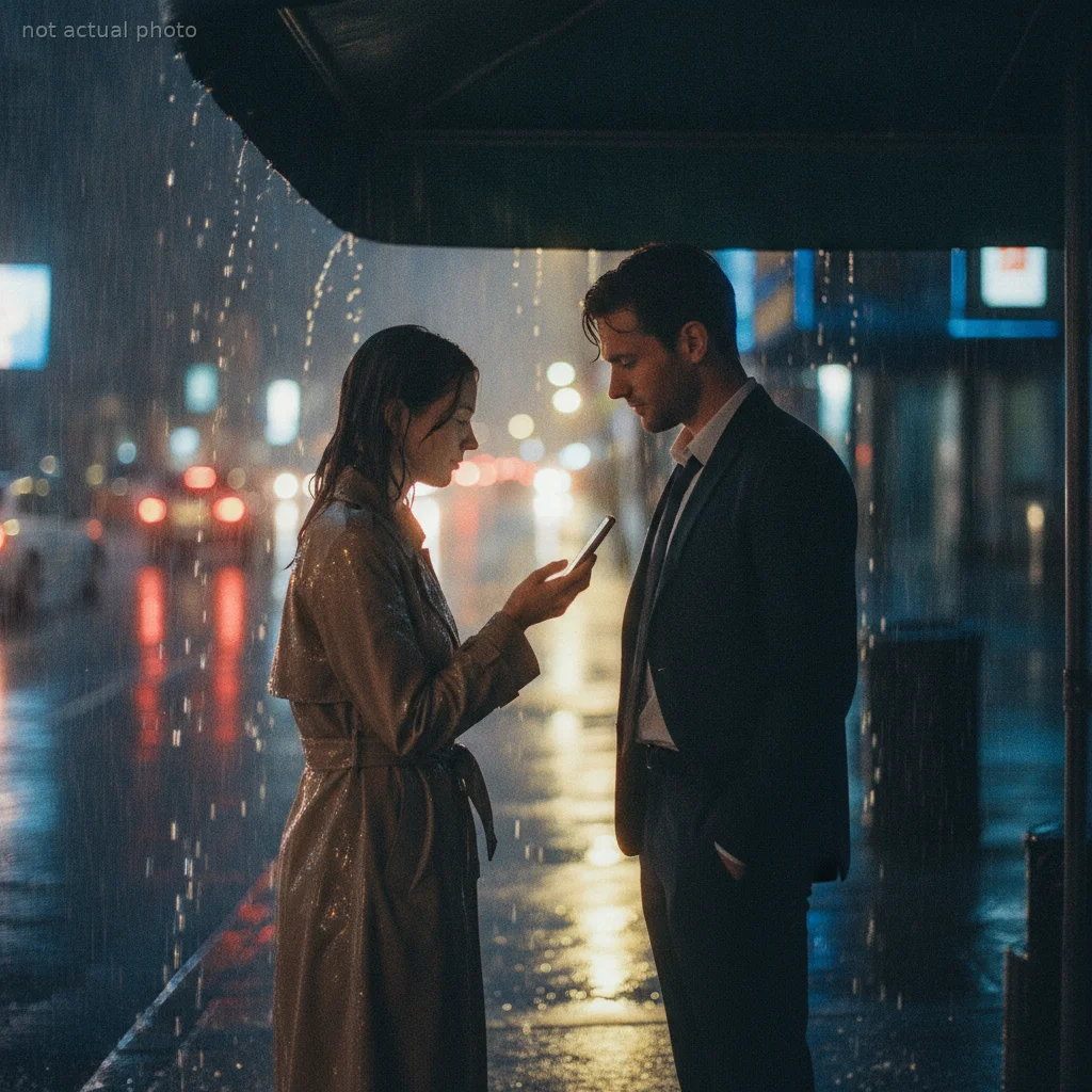 My Phone Battery Was Dying When I Helped a Stranger in the Rain — His Real Identity Left Me Speechless