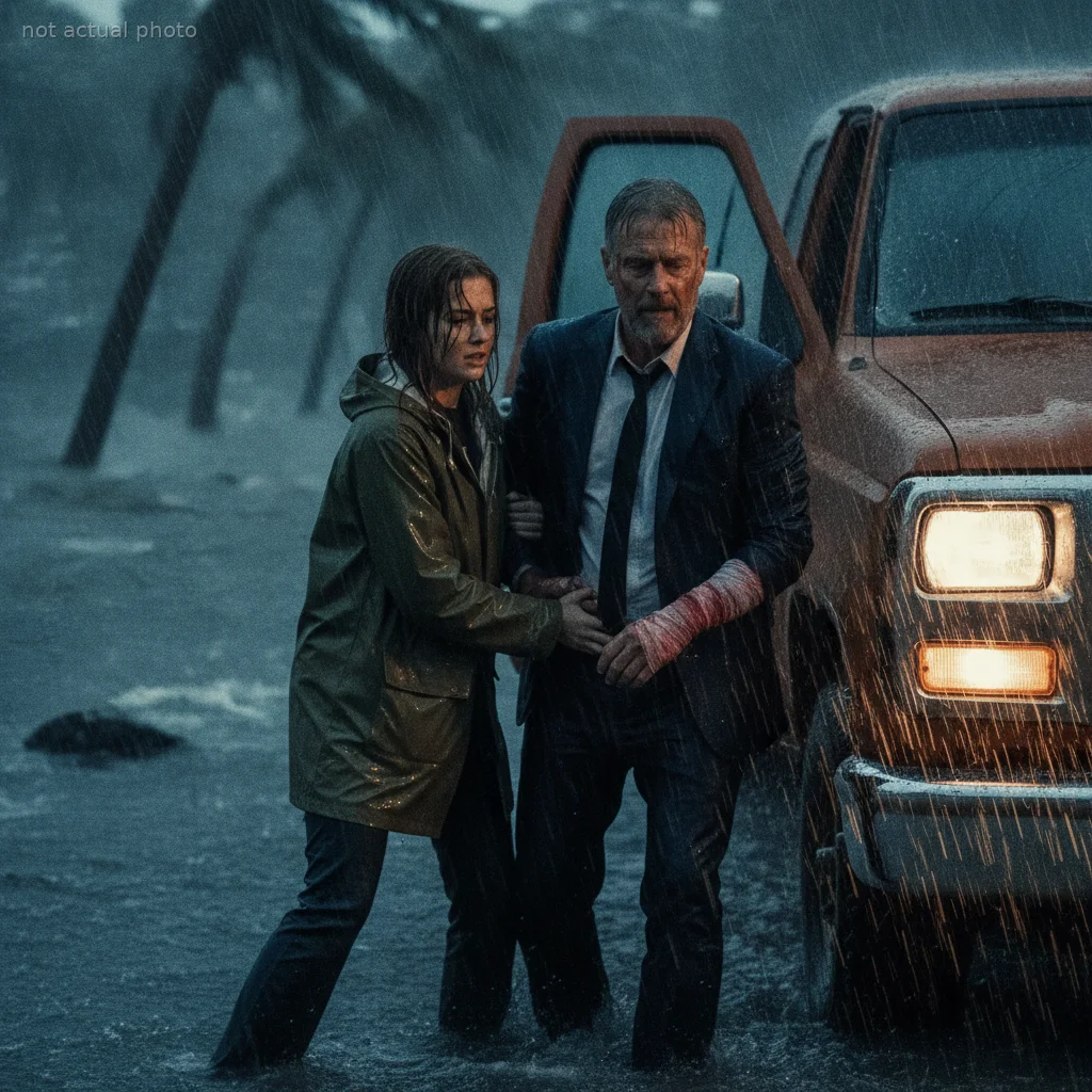I Saved A Stranger During A Hurricane — Then The Black SUVs Surrounded My House