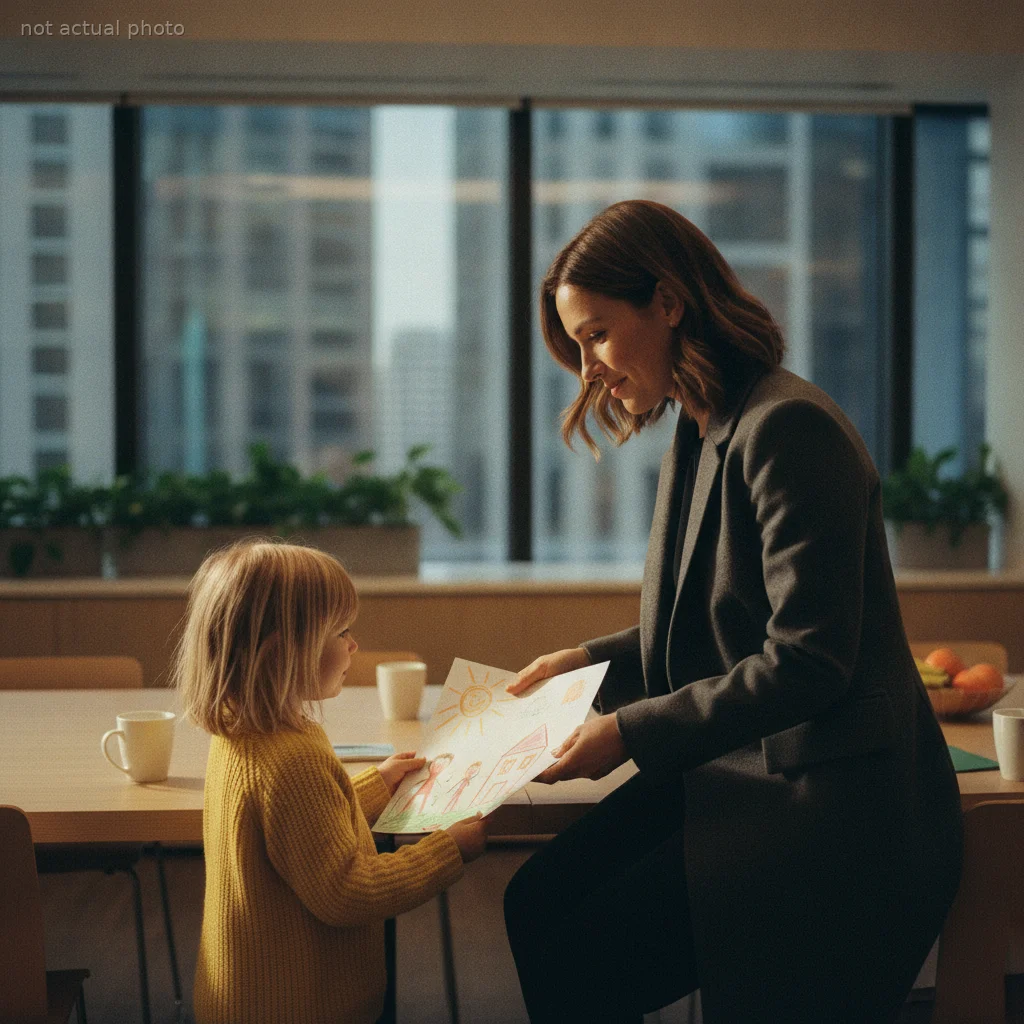 My Daughter Handed My CEO Boss A Drawing — It Changed Everything