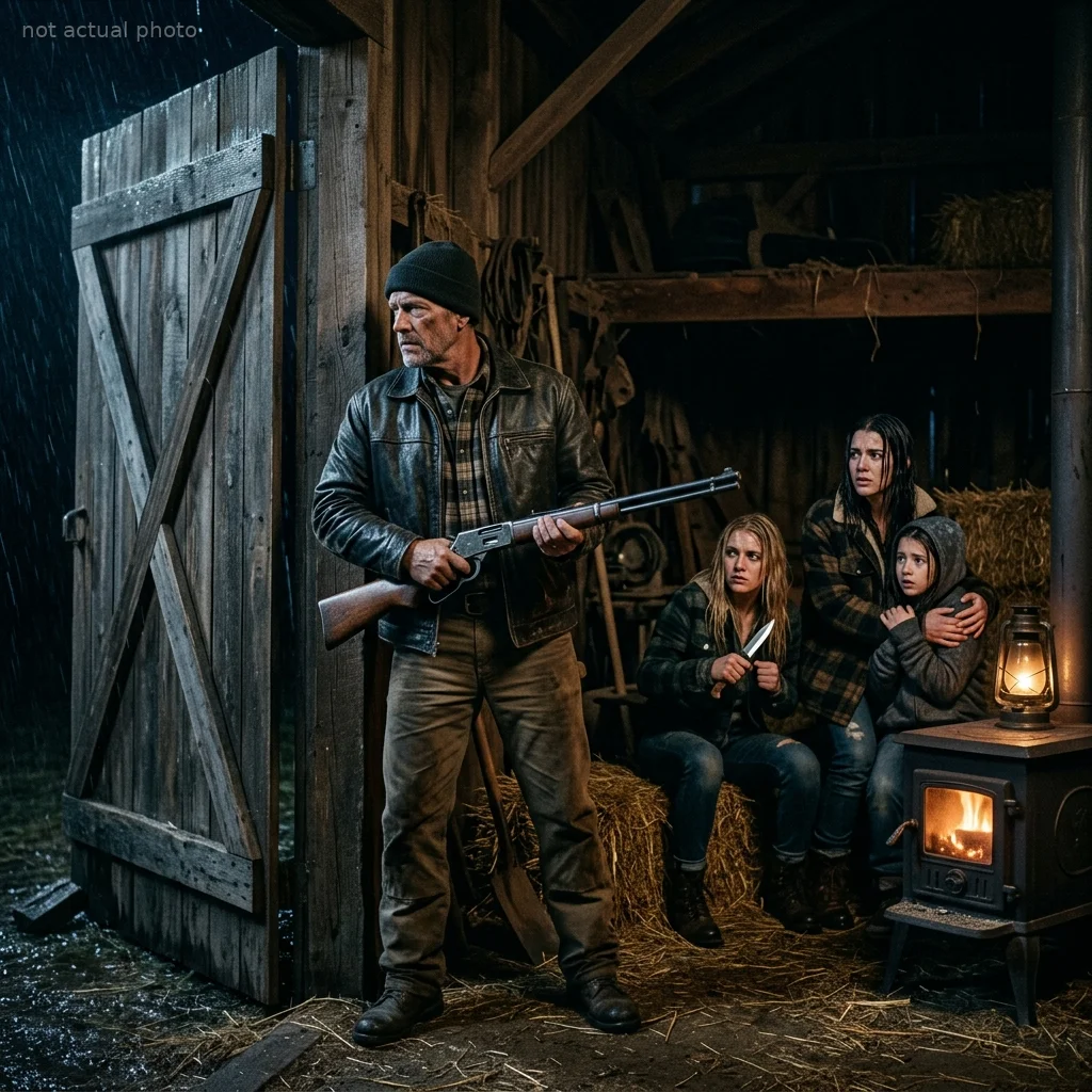 My Quiet Night Shattered When Three Hunted Sisters Begged For Shelter — Then The Riders Arrived