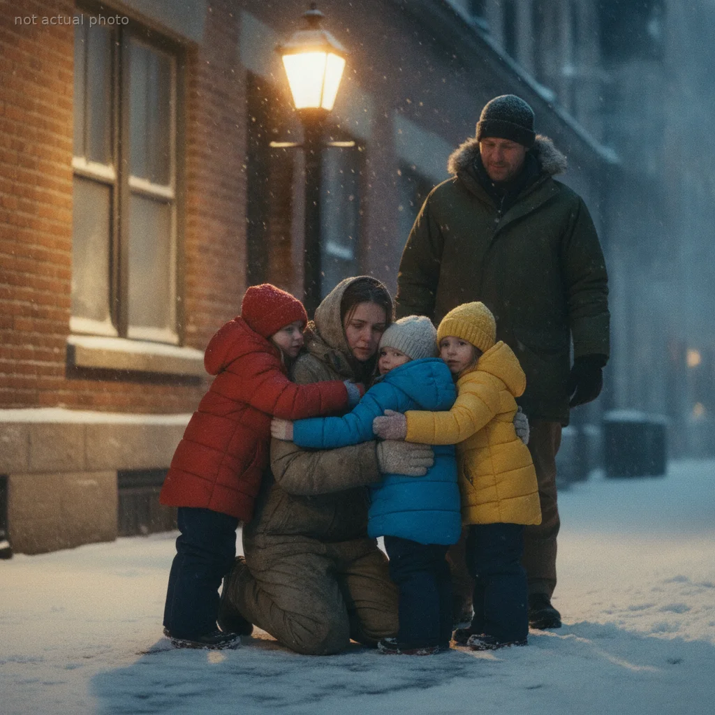My 5-Year-Old Triplets Invited a Homeless Woman Home for Christmas — They Had No Idea Who She Really Was