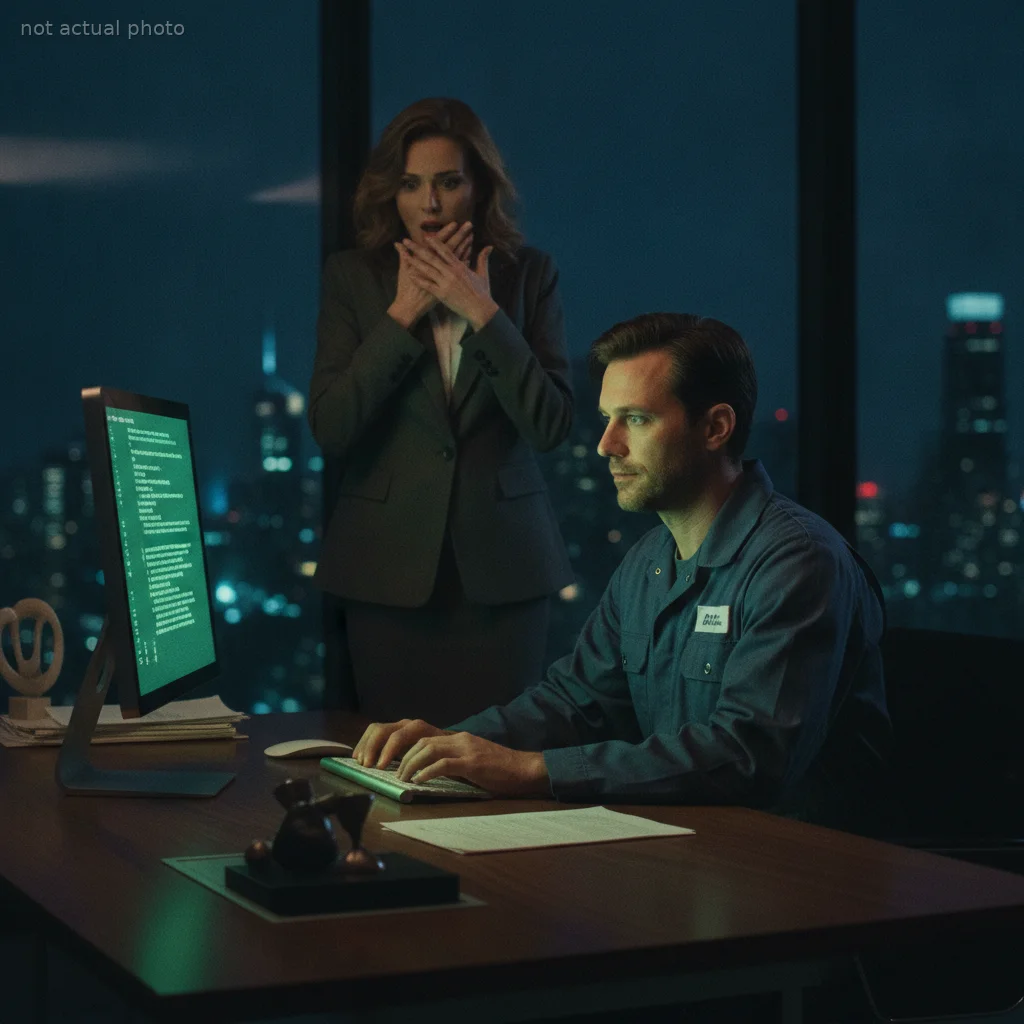 My CFO Tried to Destroy My $15 Billion Empire — She Didn't Expect the Janitor to Stop Her