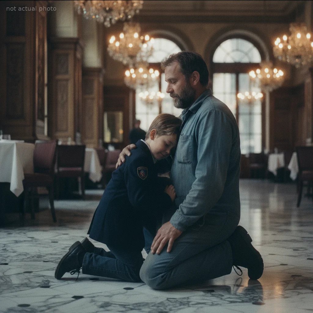 My Anxious Son Reached For A Stranger In A Five-Star Restaurant — What The Janitor Did Next Broke Me