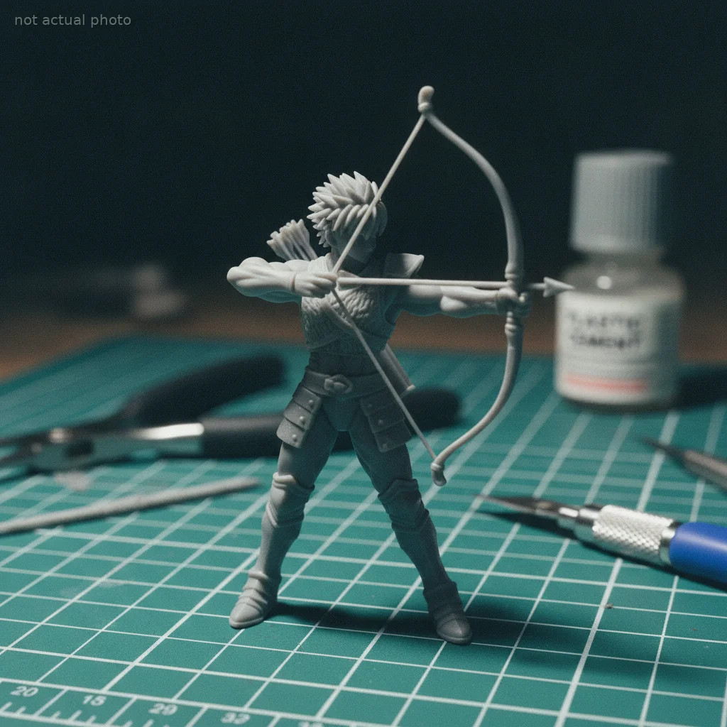 I Spent Hours Building A Tiny Left-Handed Archer — The Final Pose Changed Everything