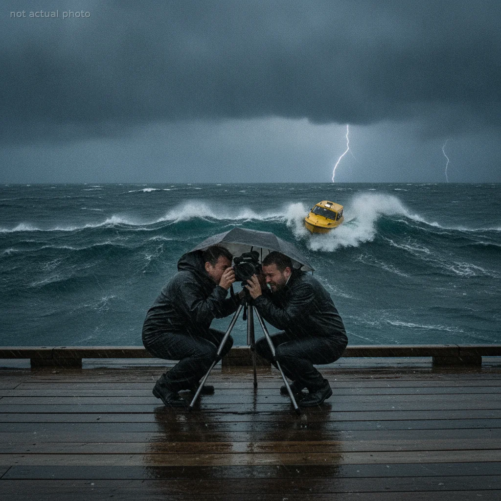 We Ignored the Storm Warning for a Live Stream — Then We Saw What Was in the Water