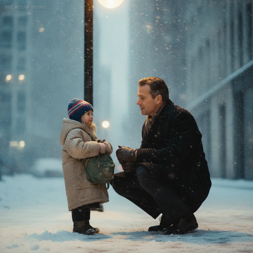 I Found a 4-Year-Old Alone in a Snowstorm — Her 5 Words Changed My Entire Life