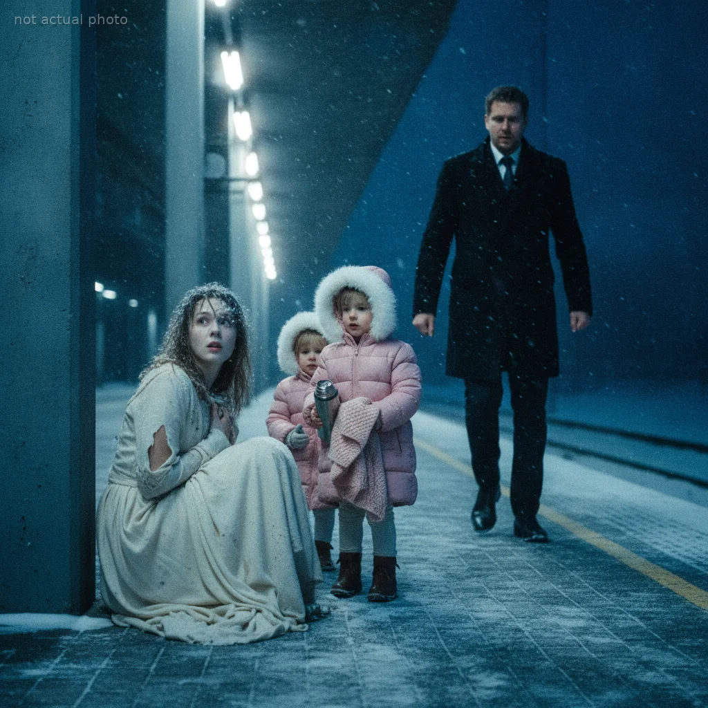 Two Little Girls Refused To Leave Me Freezing At The Station — What Their Widowed Father Did Next Changed Everything