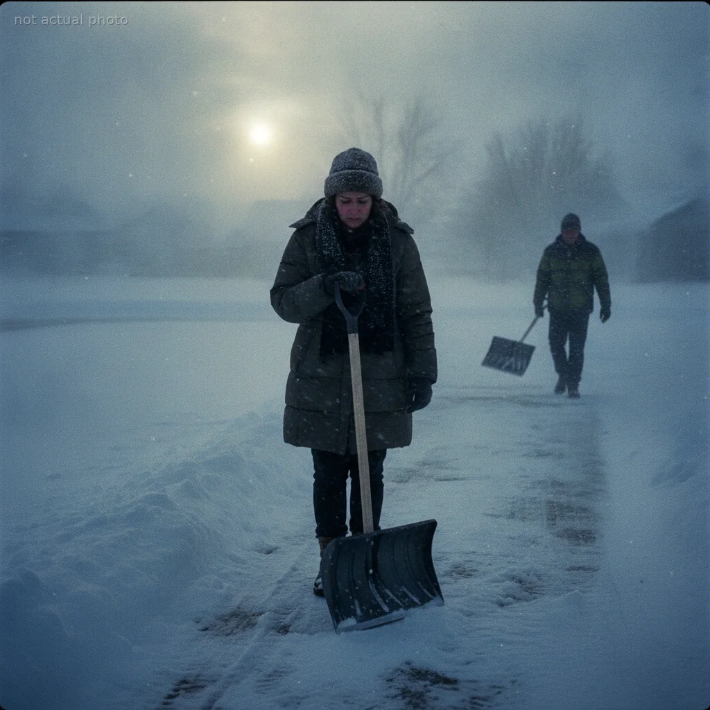 My Widowed Neighbor Broke Down Shoveling Snow — What Happened Next Changed Everything