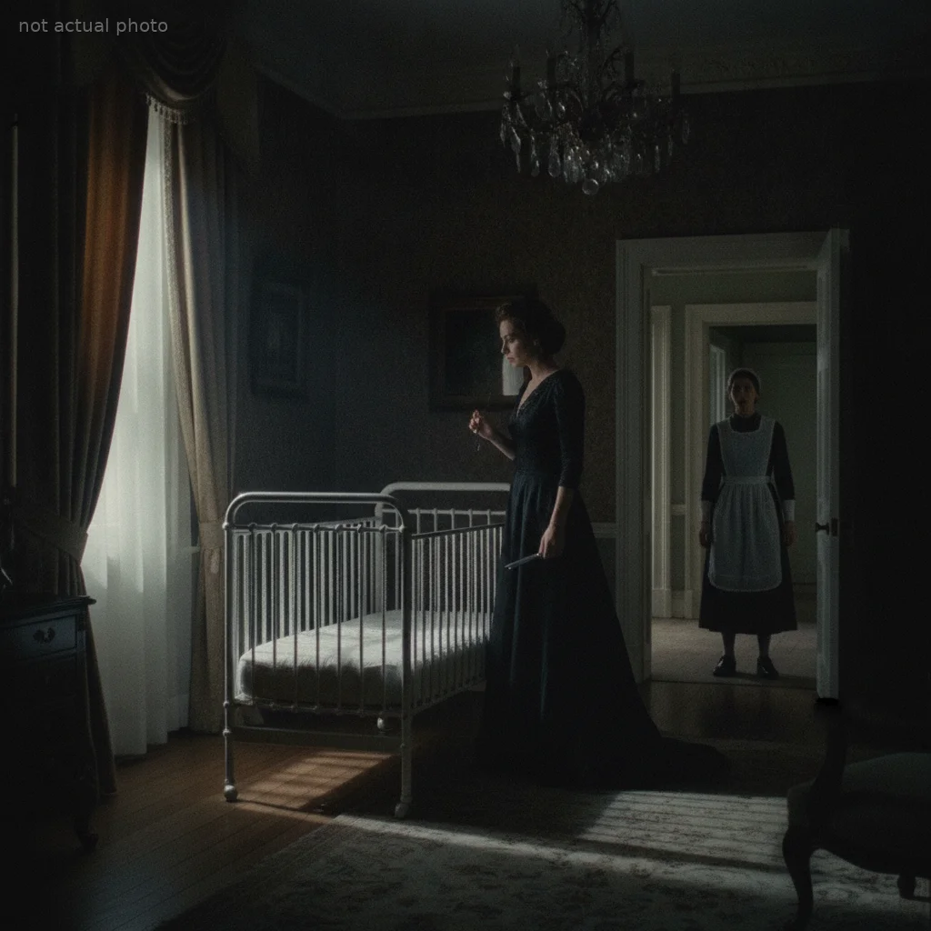 The mansion was supposed to be impenetrable, guarded by men who asked no questions. But the real danger wasn't outside the iron gates—it was standing over the crib in the dead of night.