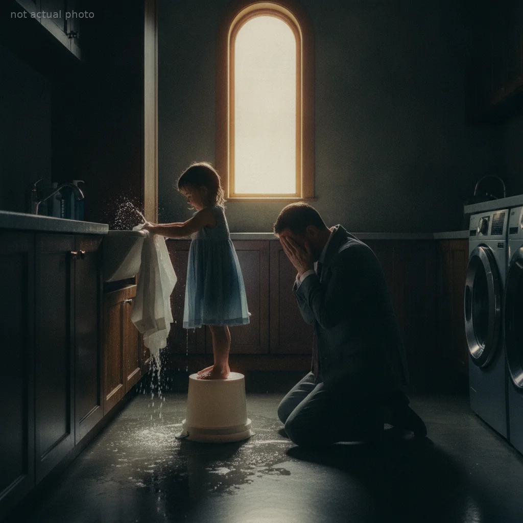 My Housekeeper's Toddler Was Scrubbing My Shirts in the Dark — The Reason Why Made Me Break Down in Tears