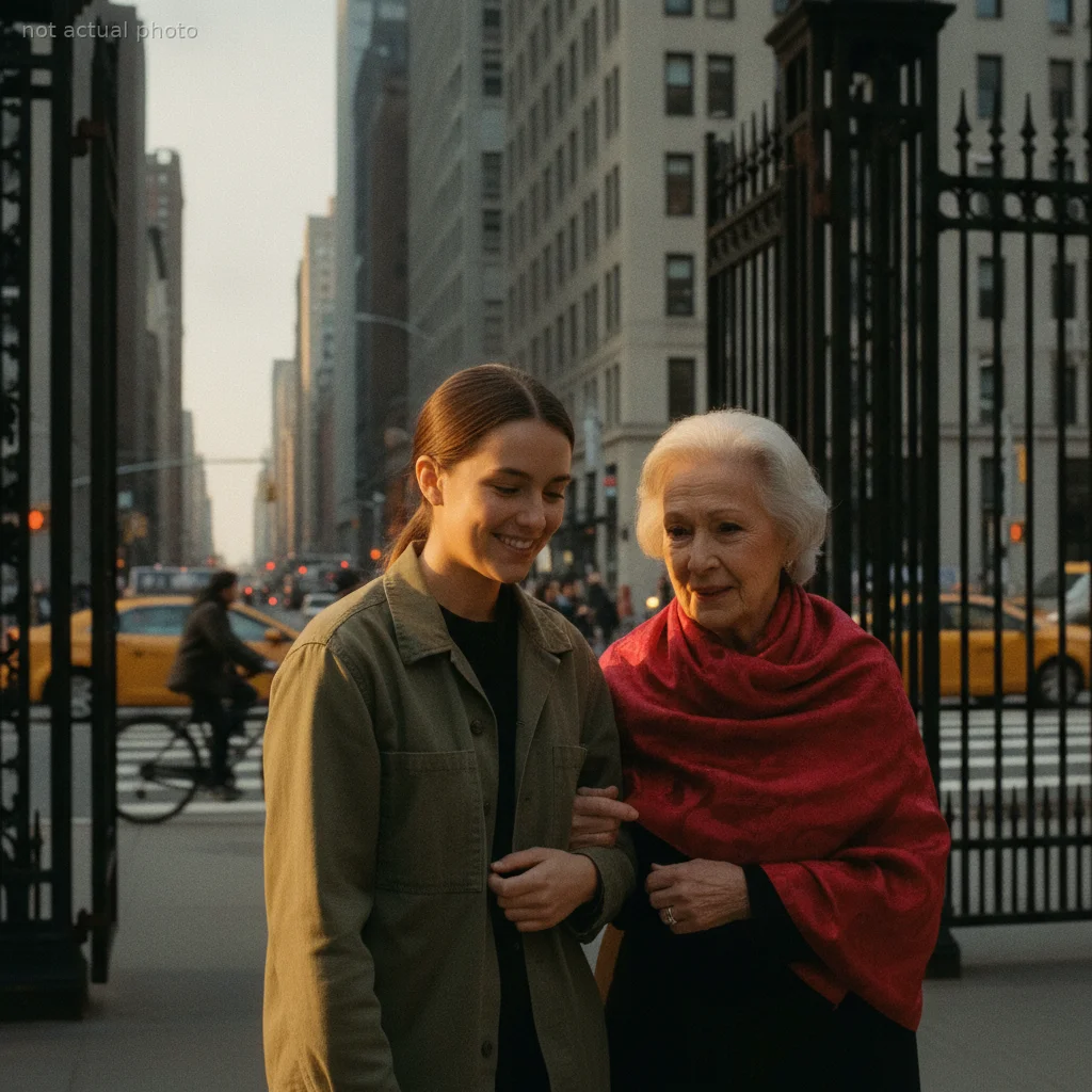 I thought I was just helping a terrified elderly woman cross the street, but it completely changed my entire life.