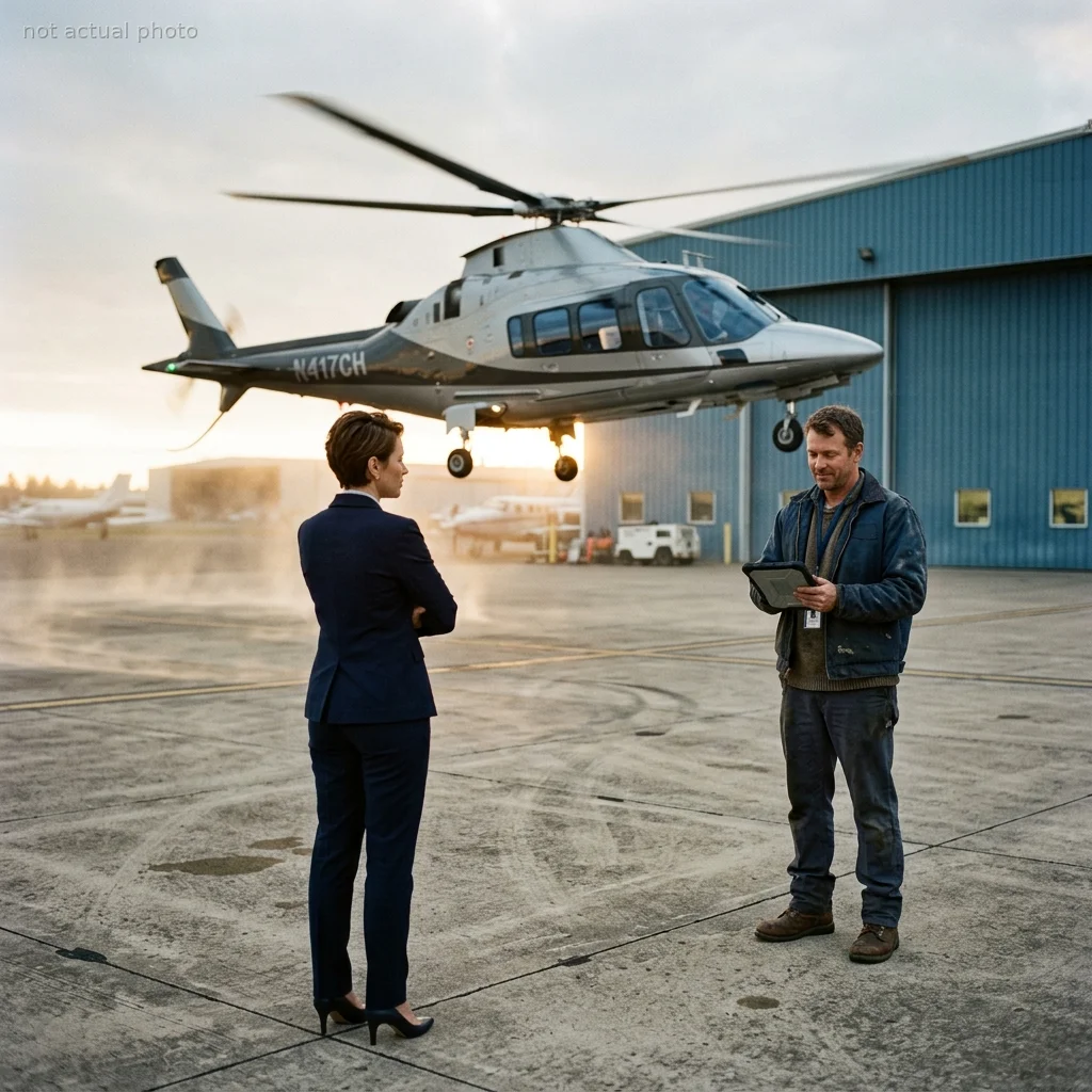The silver helicopter had been sitting dead in the luxury hangar for over four years. The CEO bet me in front of her wealthiest investors that I couldn't fix it before sunrise. She smiled, thinking she had already won, but she had no idea what I was about to find hidden inside the avionics panel.