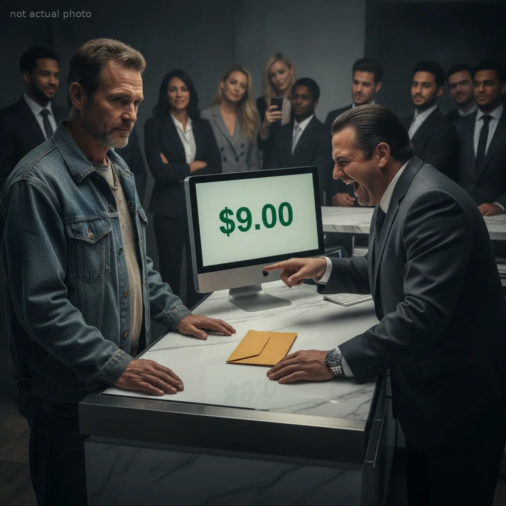 They laughed when I walked into the bank with just $9 in my account. They stopped laughing when I bought the entire branch for $40 million.