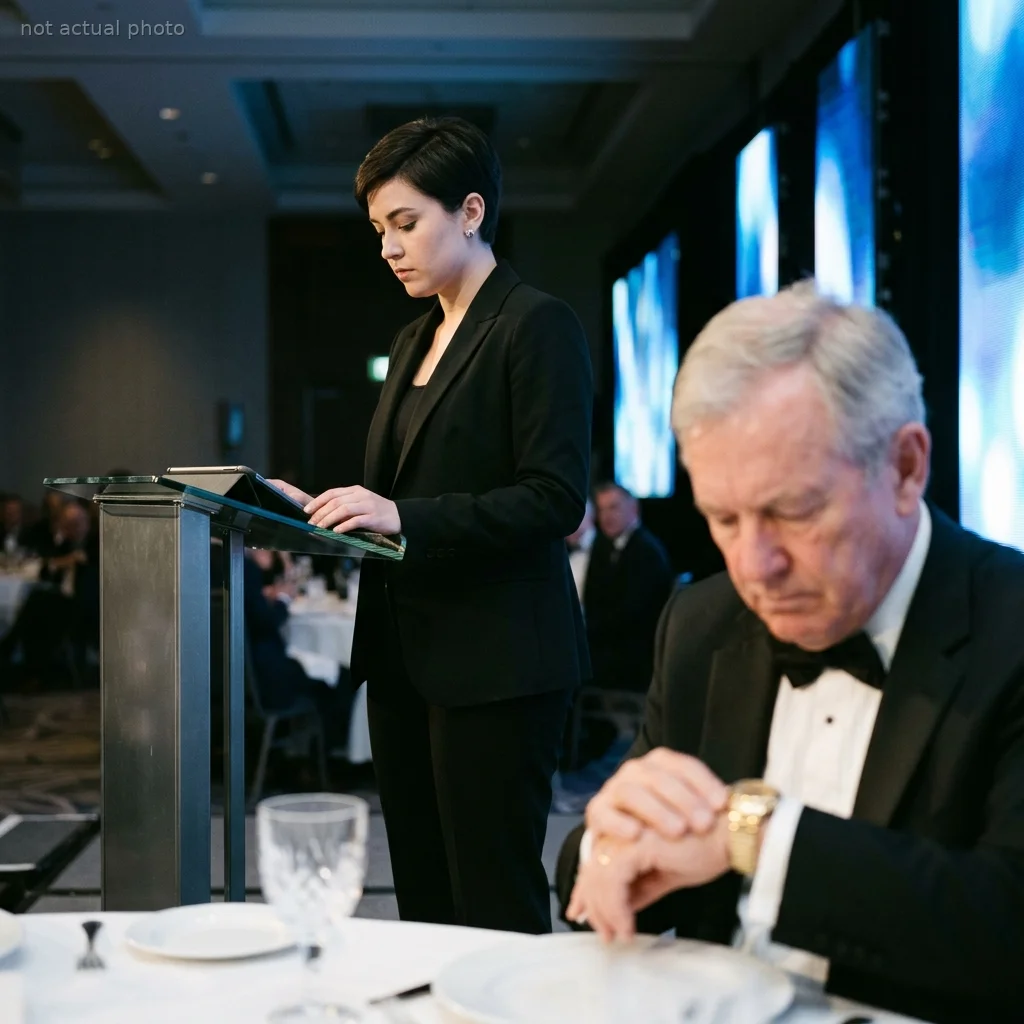 My Father Ordered Me Out Of His Corporate Party — Until The Chairman Announced Me As His New Boss
