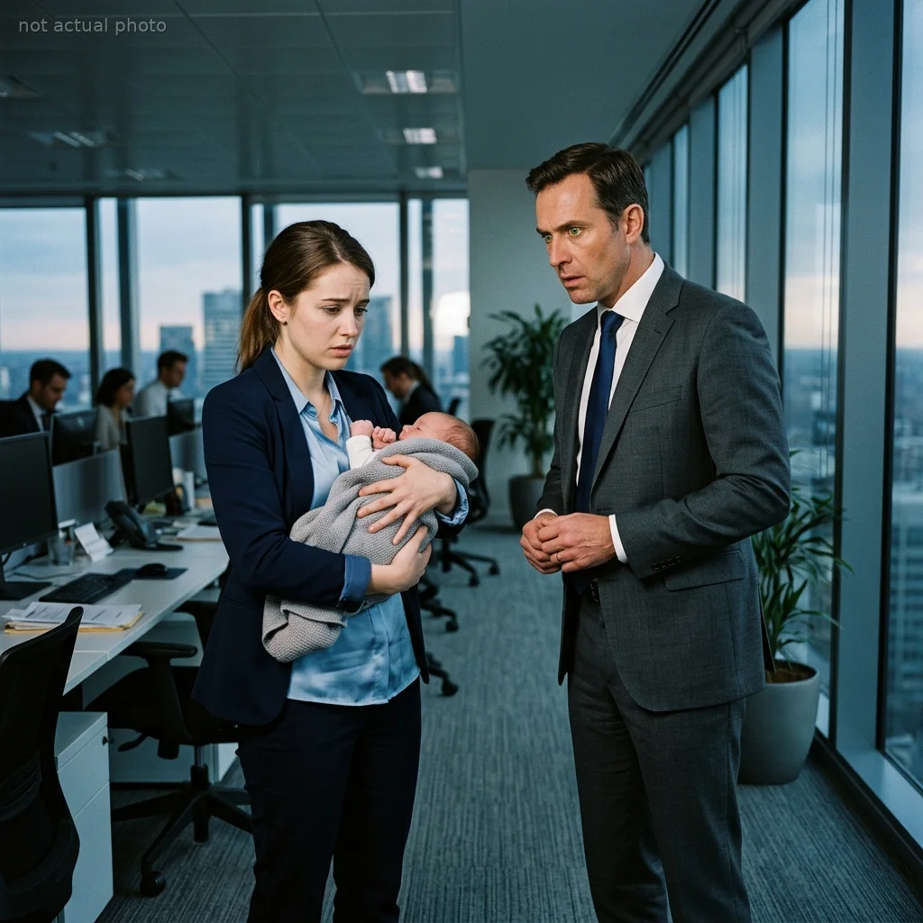 My Boss Demanded To See The Baby I Brought To Work — Then He Noticed Her Eyes