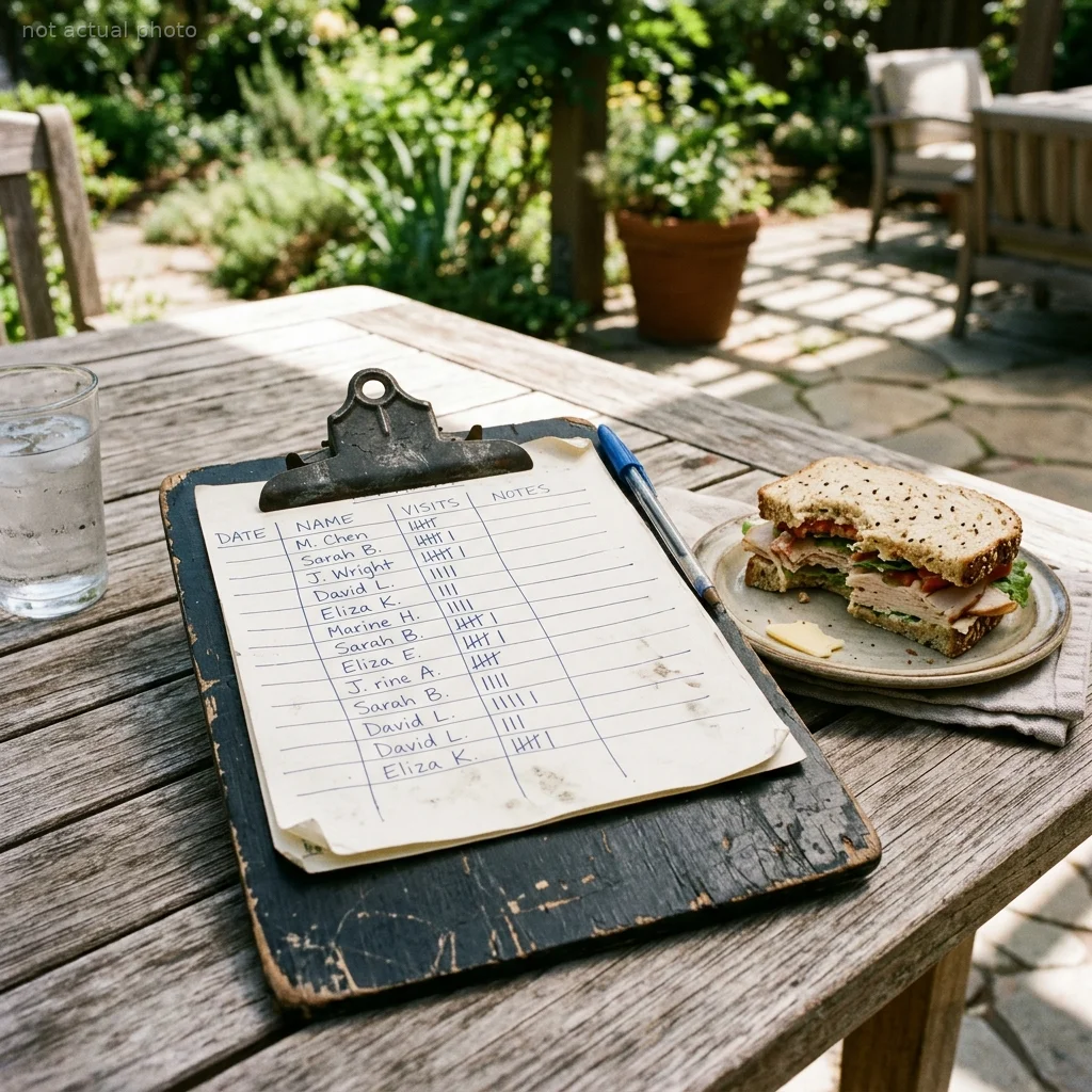 The Waitress Hid A Black Clipboard Behind Her Apron, And When I Saw What Was Inside, My Delivery Route Changed Forever