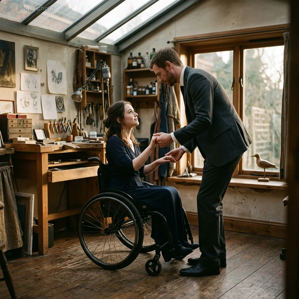 A Billionaire Carried Me Across the Ballroom in My Wheelchair — Then I Discovered His Secret Agenda