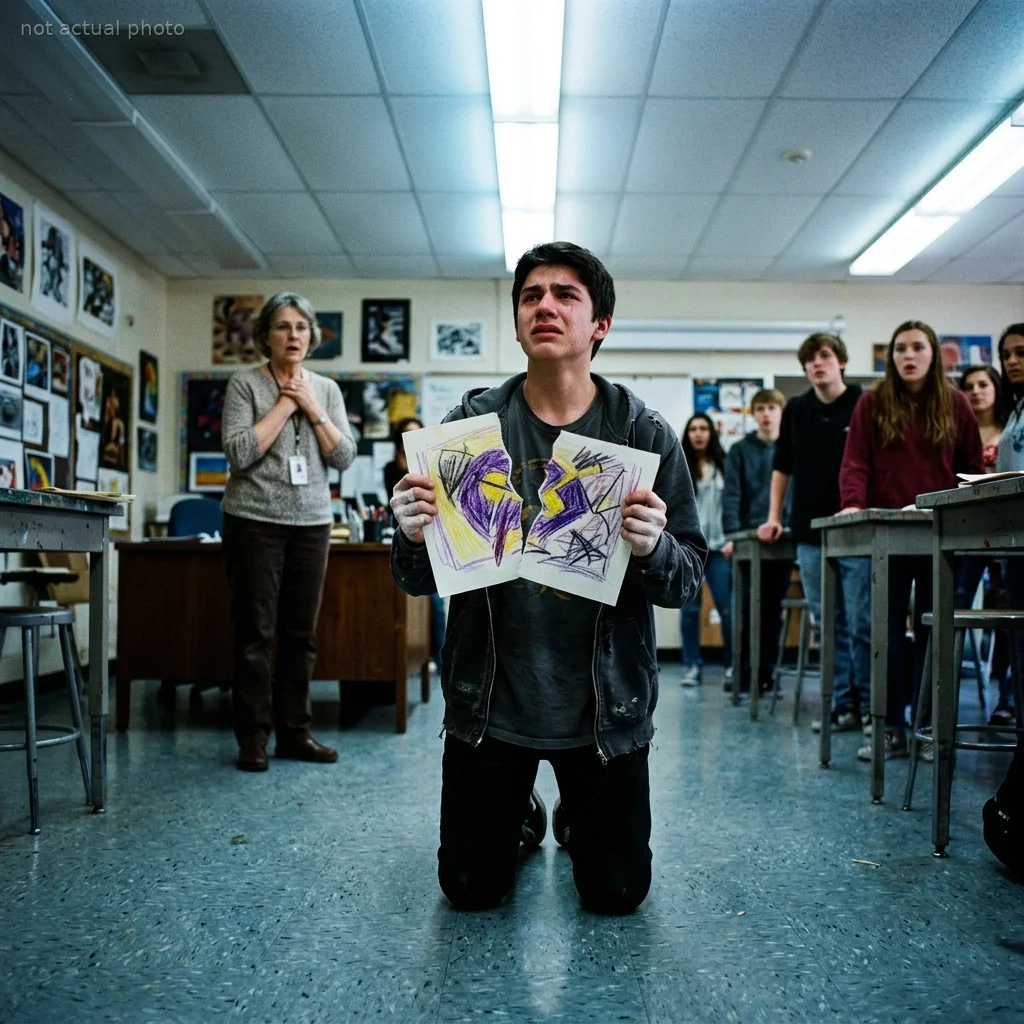 My Teacher Destroyed My Dead Sister's Final Drawing — So I Erased Her Twenty-Year Career