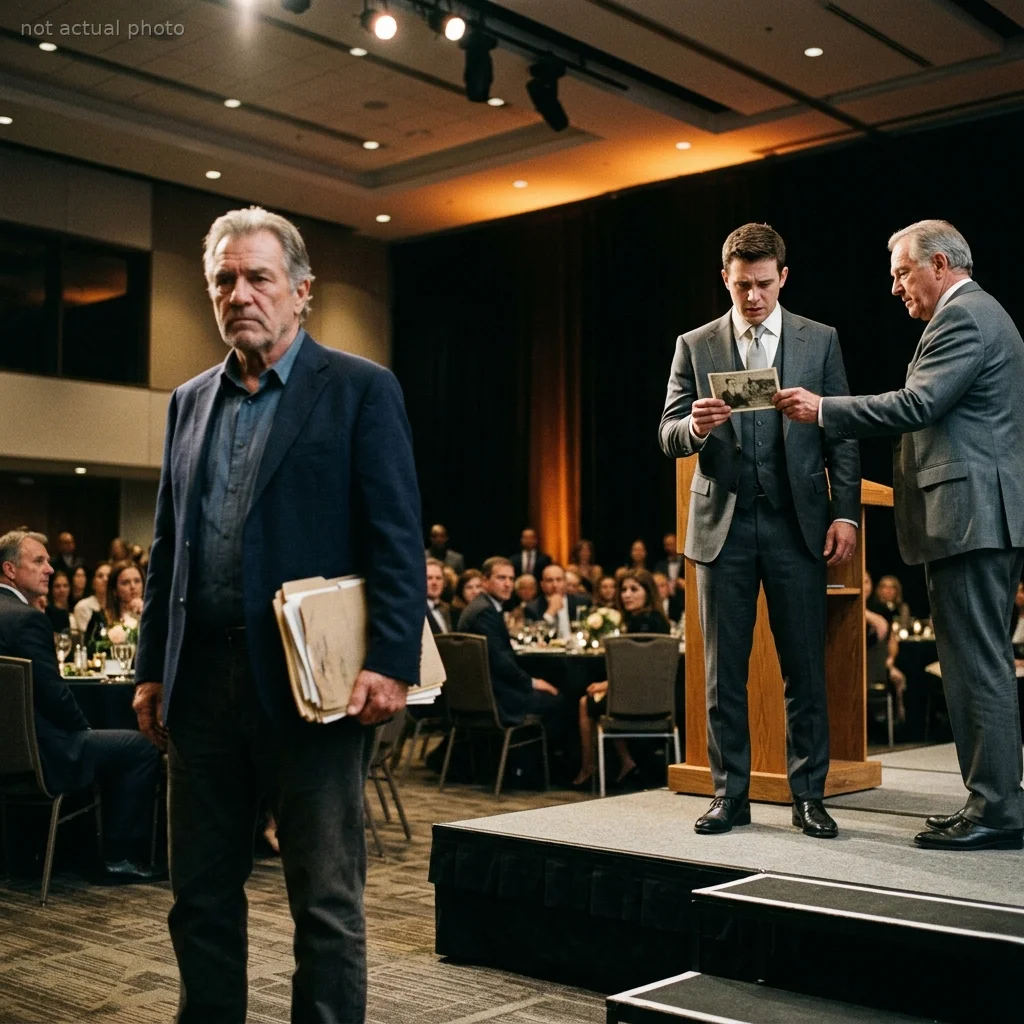 My Son Sued Me At His Firm's Grand Opening — Until A Stranger Handed Him One Old Photo