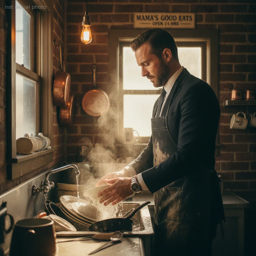 The Billionaire Washed Dishes At A Local Diner Until His Betrayers Showed Up