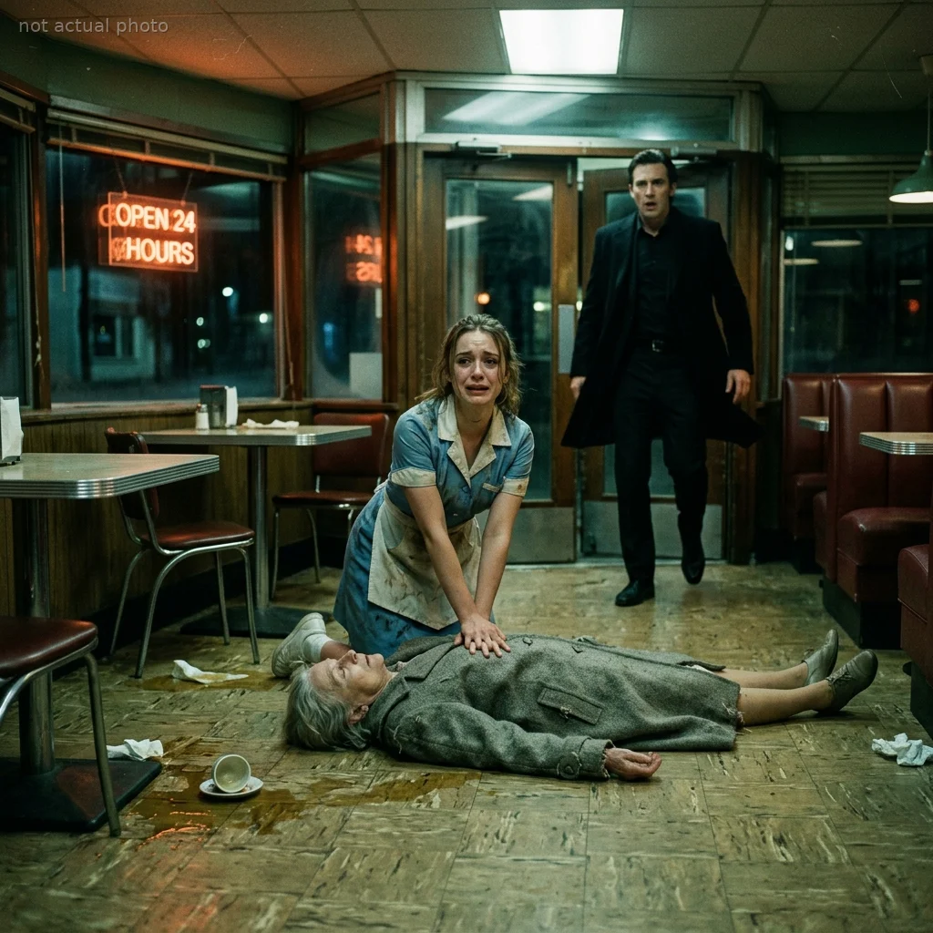 I Fed a Homeless Woman for Free—Then Her Secret Billionaire Son Kicked Down the Diner Doors