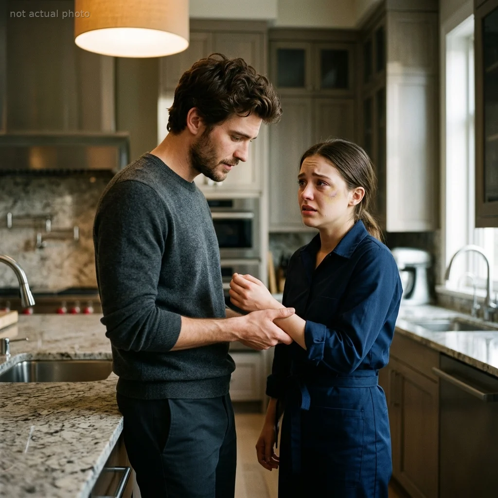 My Housekeeper Hid Her Bruises — Then I Discovered Who Caused Them