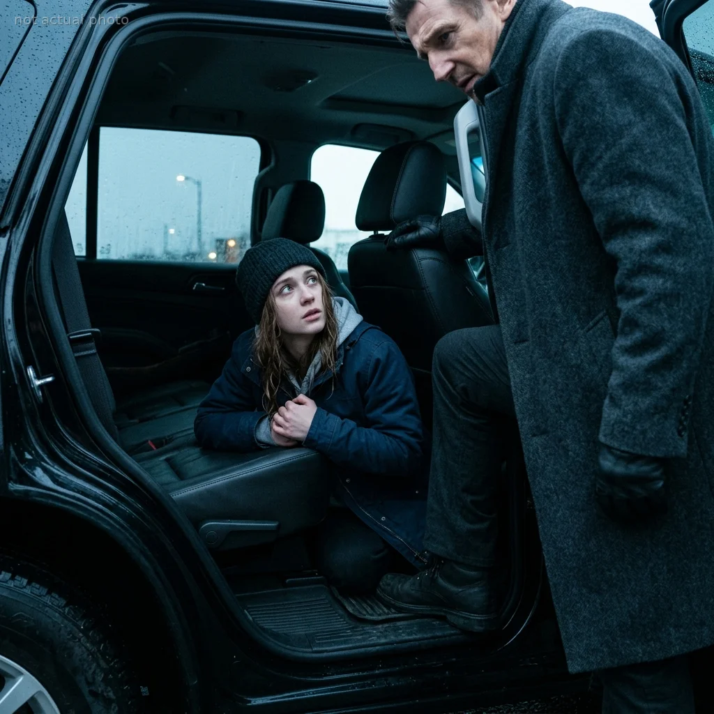 I found a terrified young woman hiding in the back of my car. Her next words changed everything.