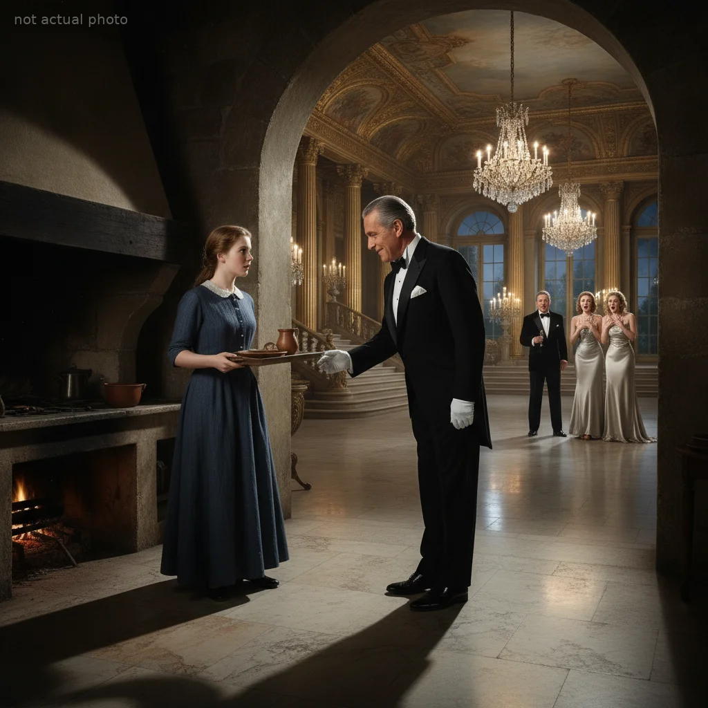My mother hid me in the kitchen during our gala to avoid embarrassment, unaware I was the only person our billionaire guest wanted to see.