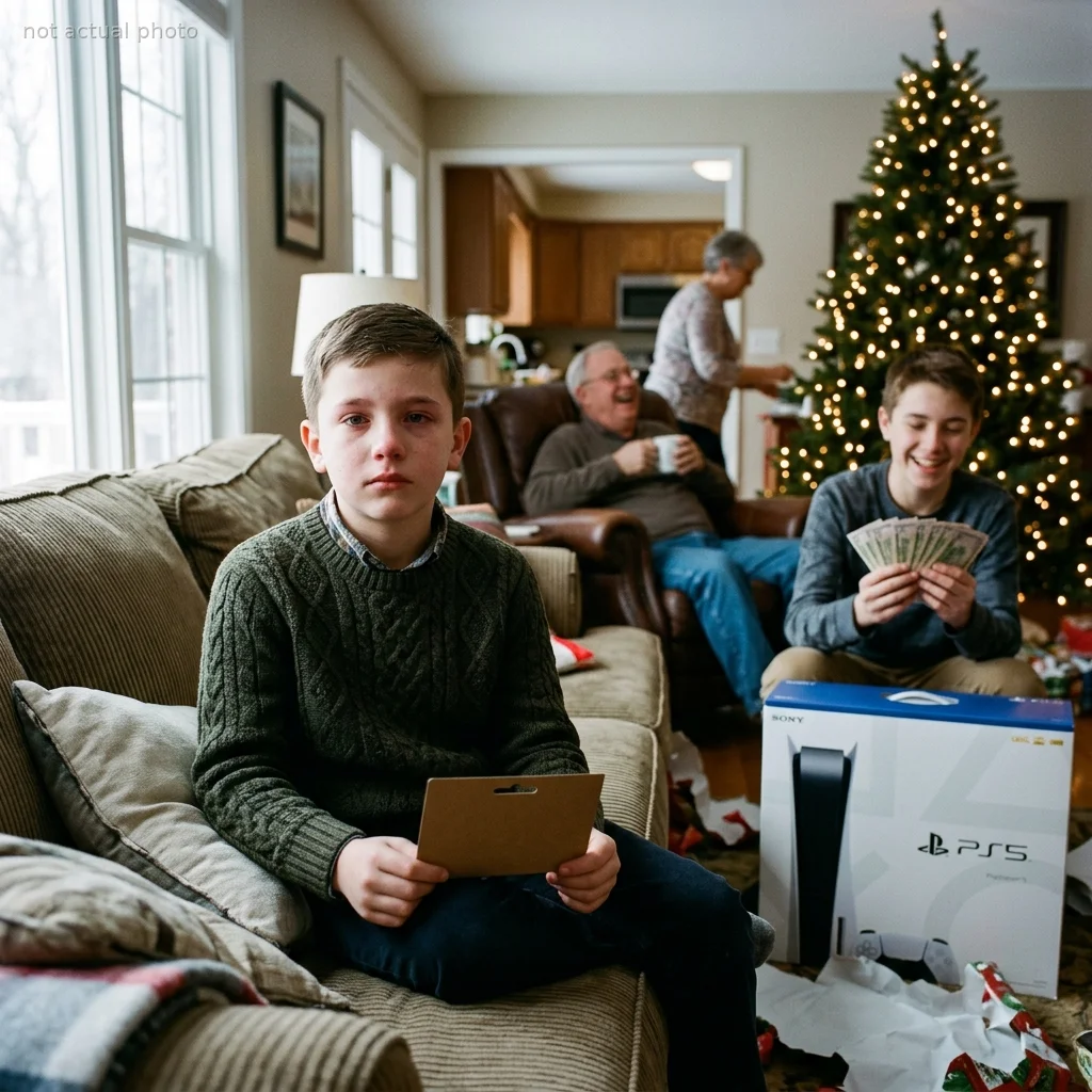 My Father Gave My Nephew A PS5 And $600 Cash, But Handed My Son A $12 Gift Card — So I Printed The Receipts
