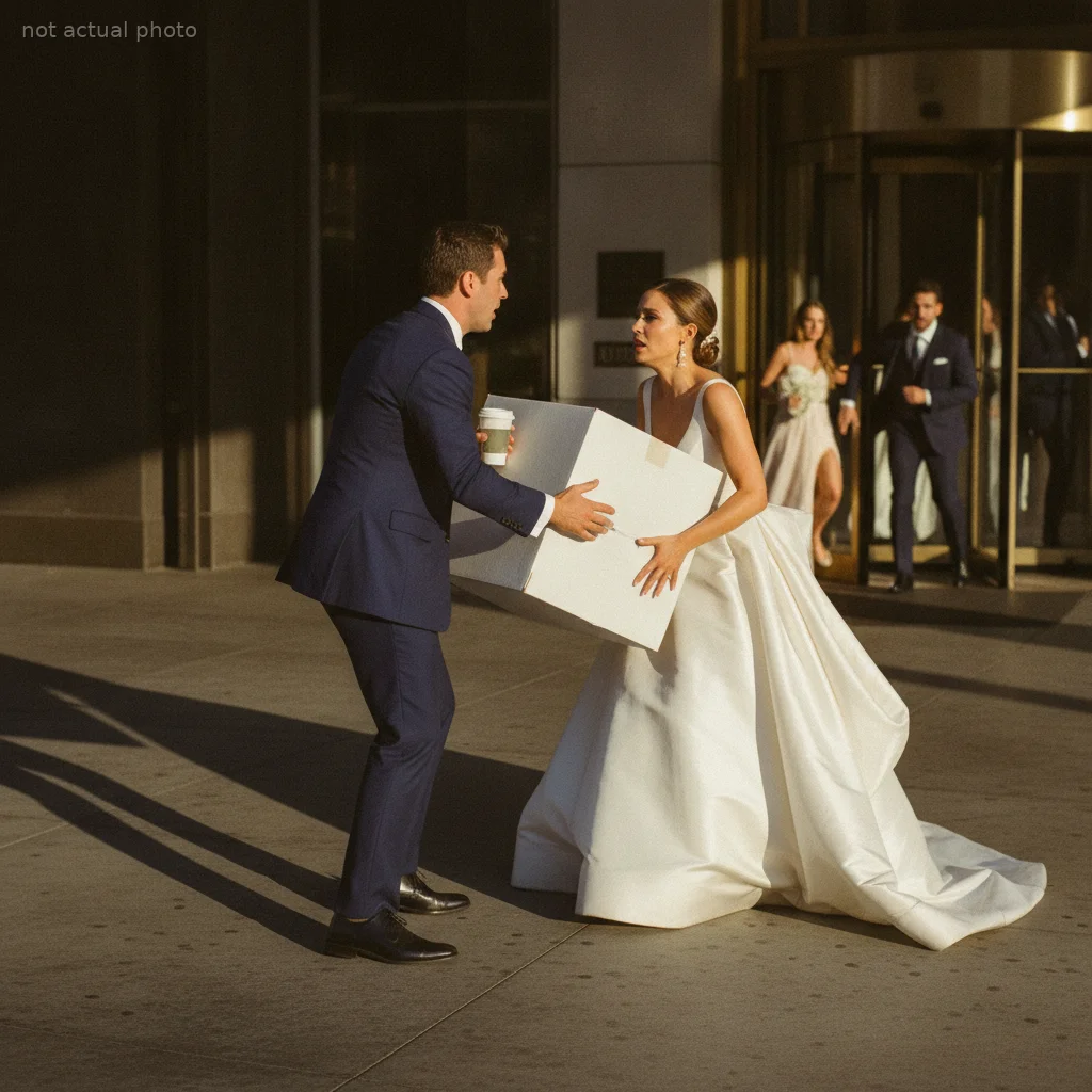 I handed my wedding dress to a complete stranger on the sidewalk. I only asked him to pretend to be my fiancé for ten minutes. I didn't expect him to change my entire life.