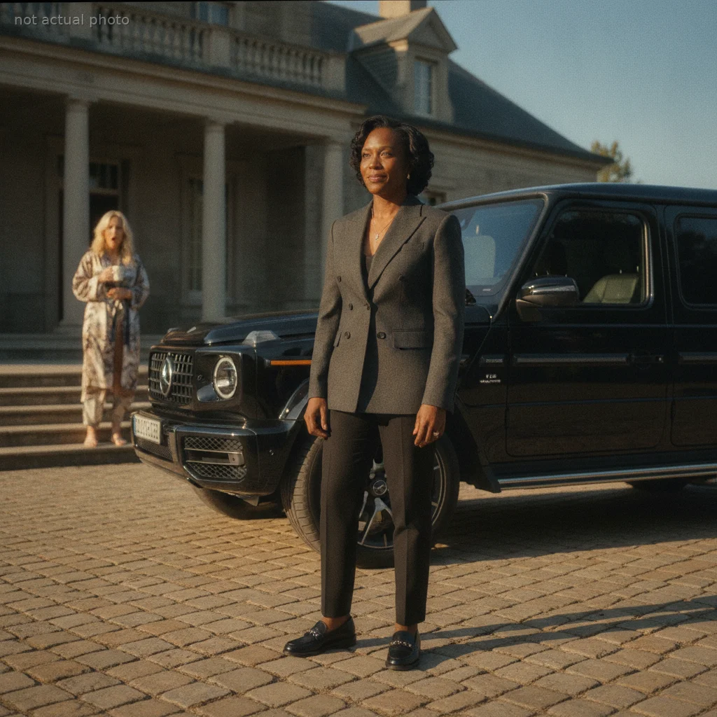 My Boss Made Me Eat Outside With Her Dogs — Until A G-Wagon Pulled Into Her Driveway