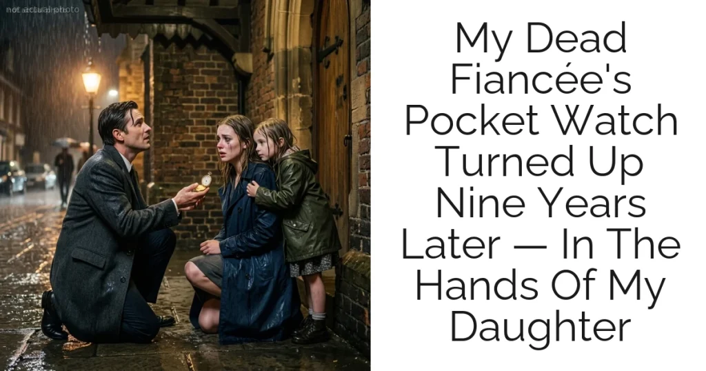 My Dead Fiancée's Pocket Watch Turned Up Nine Years Later — In The Hands Of My Daughter