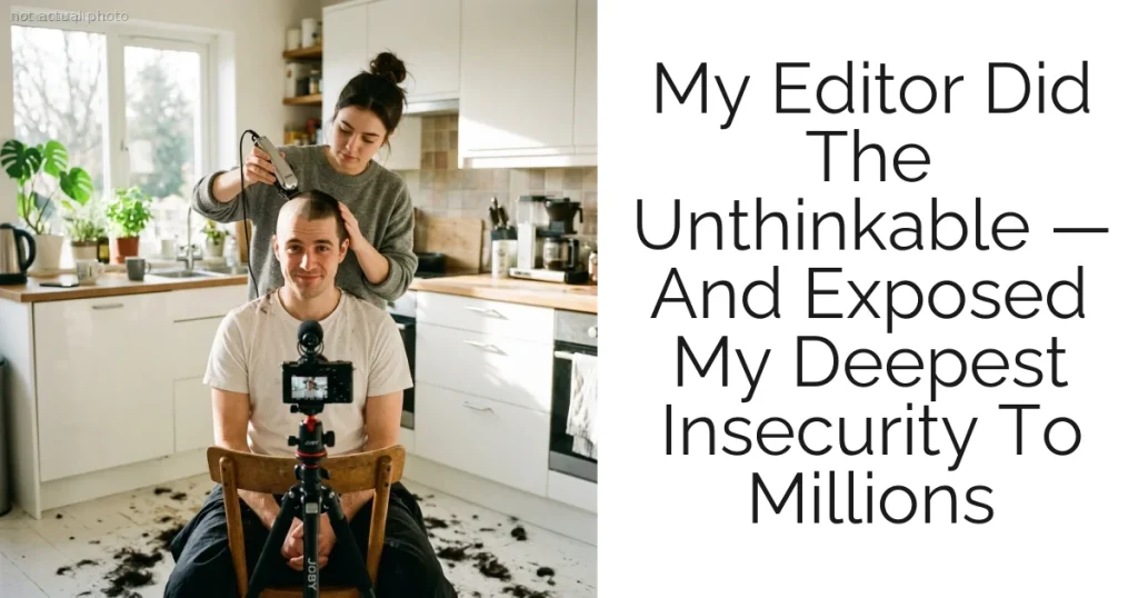 My Editor Did The Unthinkable — And Exposed My Deepest Insecurity To Millions