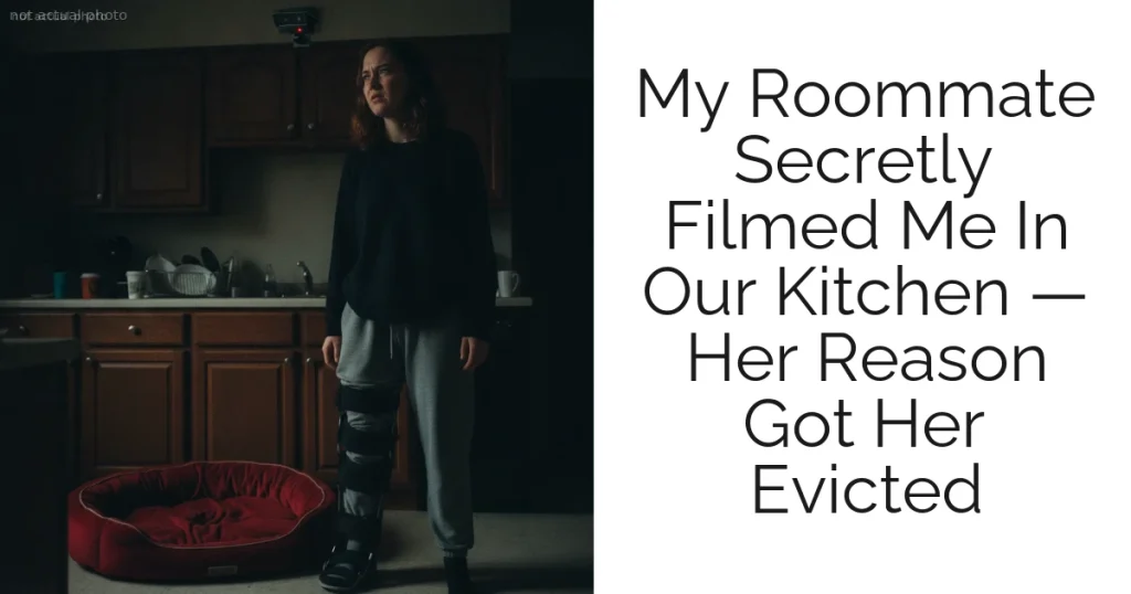 My Roommate Secretly Filmed Me In Our Kitchen — Her Reason Got Her Evicted