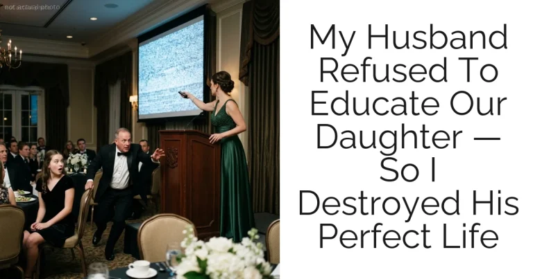 My Husband Refused To Educate Our Daughter — So I Destroyed His Perfect Life