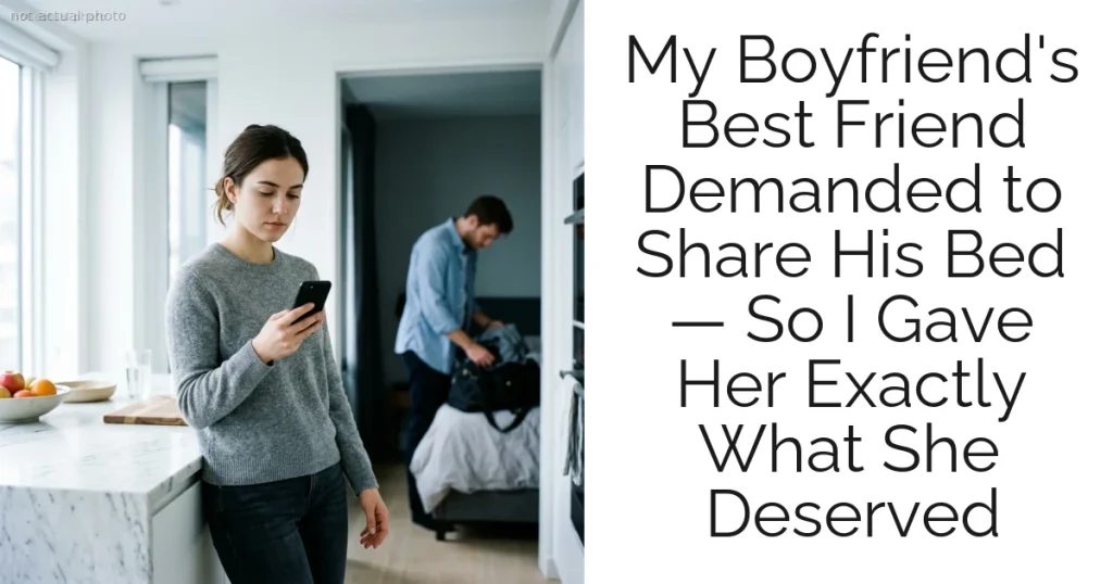 My Boyfriend's Best Friend Demanded to Share His Bed — So I Gave Her Exactly What She Deserved