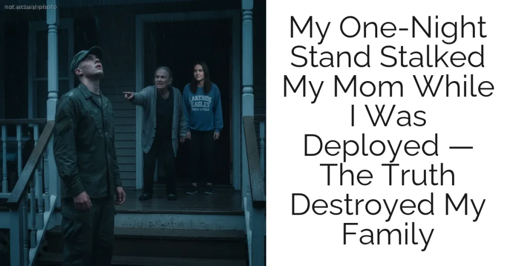 My One-Night Stand Stalked My Mom While I Was Deployed — The Truth Destroyed My Family