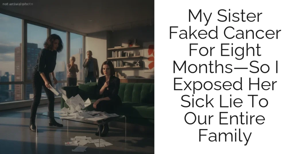 My Sister Faked Cancer For Eight Months—So I Exposed Her Sick Lie To Our Entire Family
