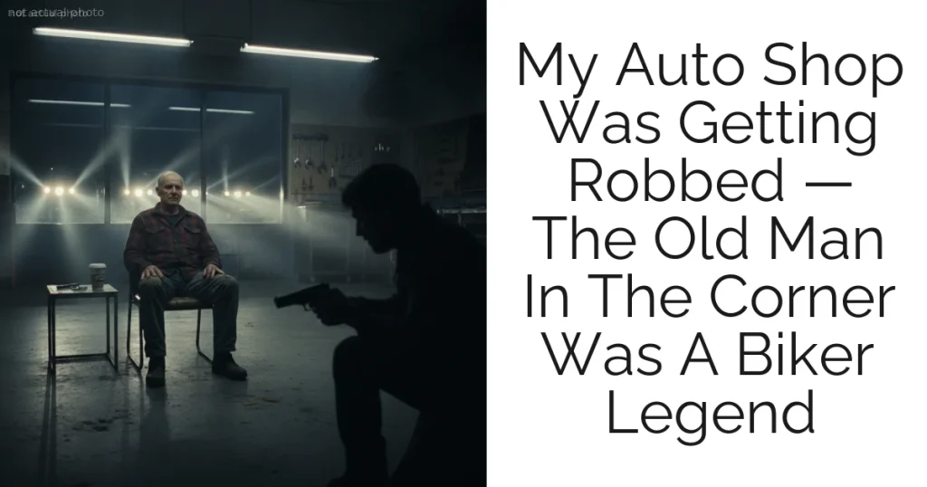 My Auto Shop Was Getting Robbed — The Old Man In The Corner Was A Biker Legend