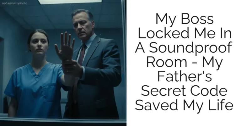 My Boss Locked Me In A Soundproof Room - My Father's Secret Code Saved My Life