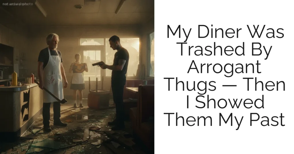 My Diner Was Trashed By Arrogant Thugs — Then I Showed Them My Past